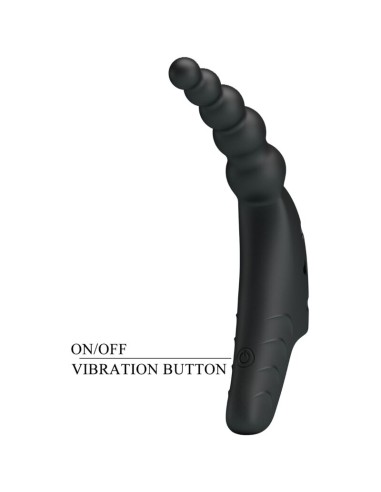PRETTY LOVE - JORDIN VIBRADOR DE DEDO 10 VIBRACIONES NEGRO 