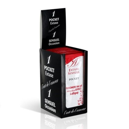 EXTASE SENSUAL - ACEITE MASAJE EFECTO CALOR FEROMONAS PIRULETA 10 ML EXTASE SENSUAL