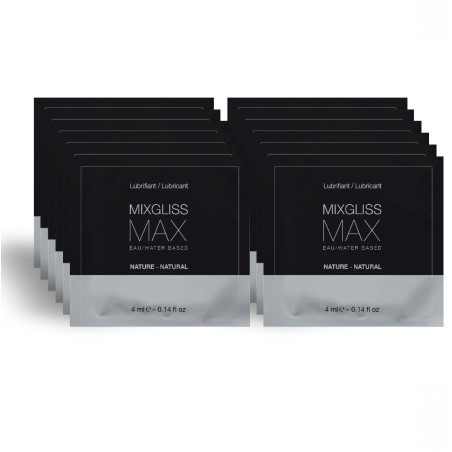 MIXGLISS - MAX LUBRICANTE DILATADOR ANAL PACK 12 MONODOSIS 4ML MIXGLISS