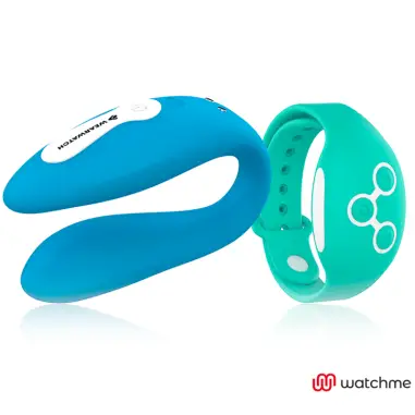 Vibrador Dual Technology Watchme Añil /Agua Marina