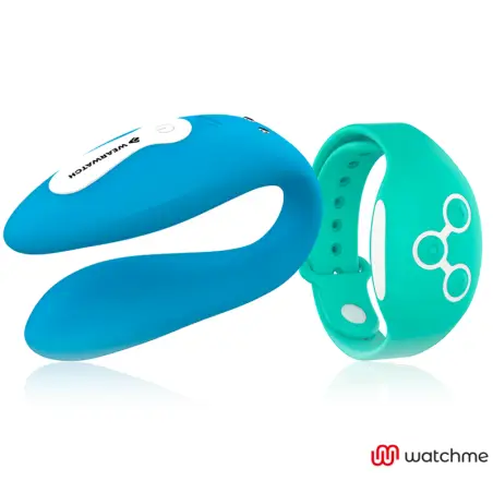 Vibrador Dual Technology Watchme Añil /Agua Marina