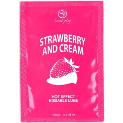 SECRETPLAY - MONODOSIS LUBRICANTE FRESAS & NATA 10 ML SECRETPLAY COSMETIC