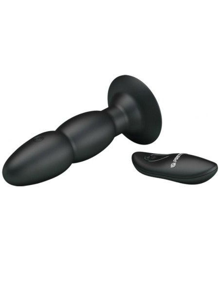PRETTY LOVE - PLUG VIBRADOR Y ROTACIÓN POR CONTROL REMOTO 