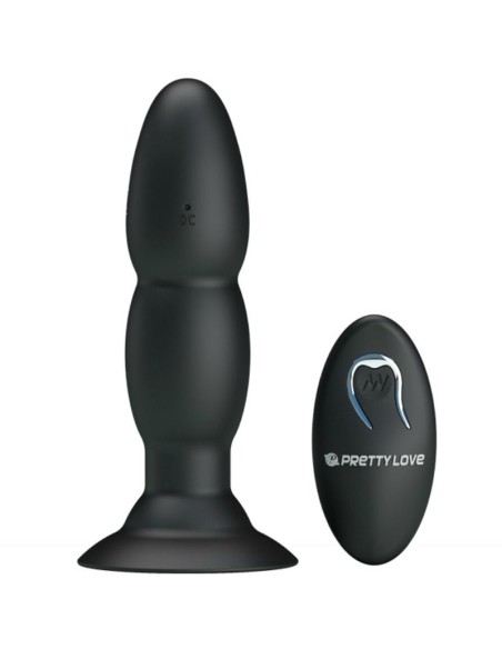 PRETTY LOVE - PLUG VIBRADOR Y ROTACIÓN POR CONTROL REMOTO 