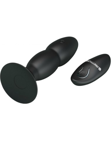 PRETTY LOVE - PLUG VIBRADOR Y ROTACIÓN POR CONTROL REMOTO 