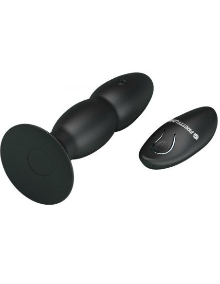 PRETTY LOVE - PLUG VIBRADOR Y ROTACIÓN POR CONTROL REMOTO 