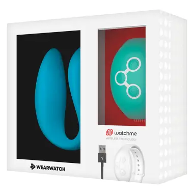 Vibrador Dual Technology Watchme Añil /Agua Marina