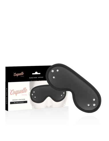COQUETTE CHIC DESIRE - FANTASY ANTIFAZ CUERO VEGANO CON FORRO DE NEOPRENO 