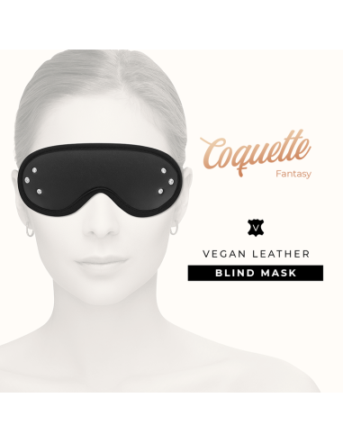 COQUETTE CHIC DESIRE - FANTASY ANTIFAZ CUERO VEGANO CON FORRO DE NEOPRENO 