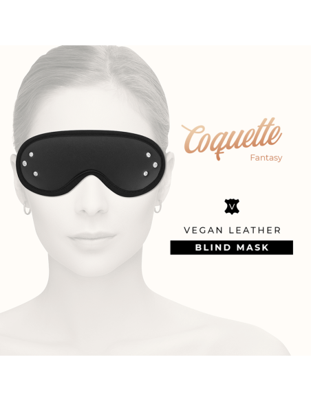 COQUETTE CHIC DESIRE - FANTASY ANTIFAZ CUERO VEGANO CON FORRO DE NEOPRENO 