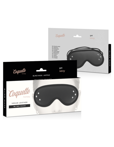 COQUETTE CHIC DESIRE - FANTASY ANTIFAZ CUERO VEGANO CON FORRO DE NEOPRENO 