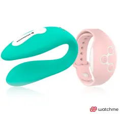 WEARWATCH - VIBRADOR DUAL TECHNOLOGY WATCHME AGUA MARINA / ROSA 2