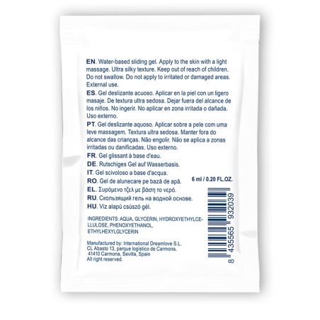 WATERFEEL - GEL DESLIZANTE BASE AGUA NEUTRO 6 ML WATERFEEL