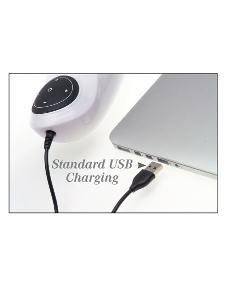 EXTREME TOYZ - PDX MEGA BATOR USB MASTURBADOR MASCULINO VAGINA BLANCO 