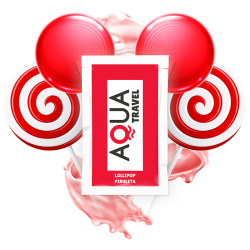 AQUA TRAVEL - LUBRICANTE BASE AGUA SABOR PIRULETA 6 ML AQUA TRAVEL