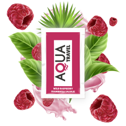 AQUA TRAVEL - LUBRICANTE BASE AGUA SABOR FRAMBUESA SALVAJE 6 ML AQUA TRAVEL