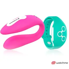 WEARWATCH - VIBRADOR DUAL TECHNOLOGY WATCHME FUCSIA / AGUA MARINA 2