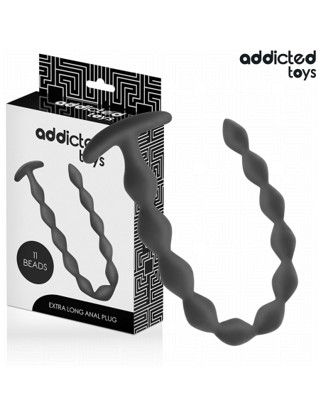 ADDICTED TOYS - ROSARIO ANAL 27 CM EXTRA LARGO SILICONA 