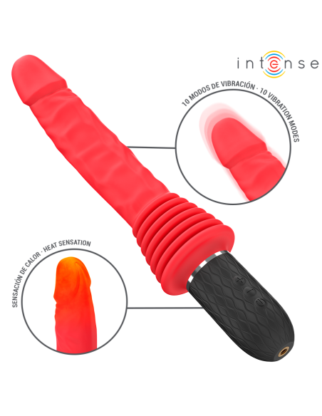 INTENSE - CYNTHIA VIBRADOR THRUSTING CONTROL REMOTO CON CALOR 