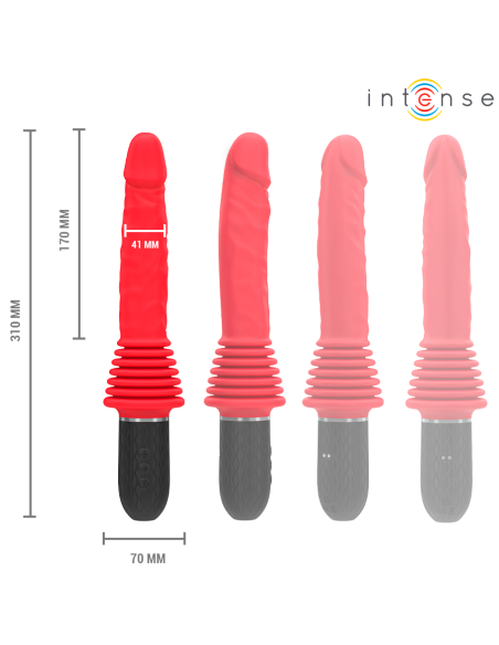INTENSE - CYNTHIA VIBRADOR THRUSTING CONTROL REMOTO CON CALOR 