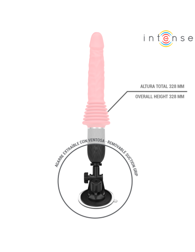 INTENSE - CYNTHIA VIBRADOR THRUSTING CONTROL REMOTO CON CALOR 