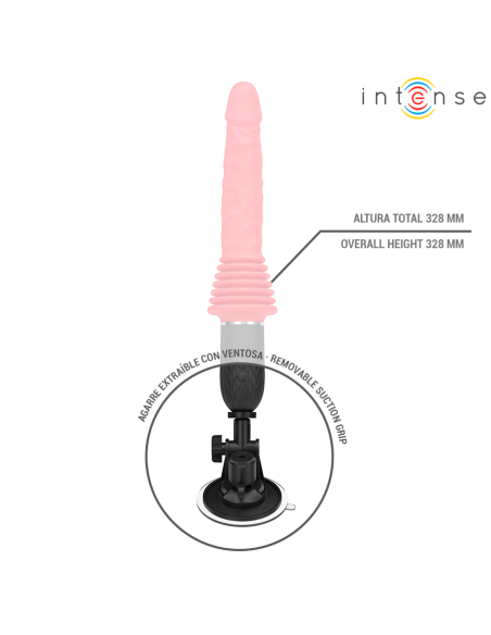 INTENSE - CYNTHIA VIBRADOR THRUSTING CONTROL REMOTO CON CALOR 