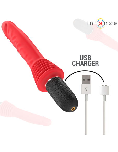 INTENSE - CYNTHIA VIBRADOR THRUSTING CONTROL REMOTO CON CALOR 