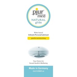 PJUR - MED NATURAL LUBRICANTE BASE AGUA 2 ML PJUR