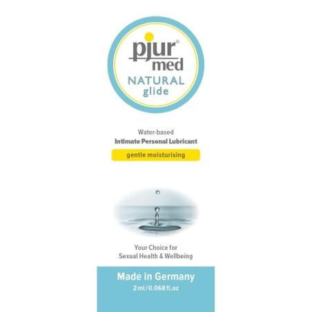 PJUR - MED NATURAL LUBRICANTE BASE AGUA 2 ML PJUR