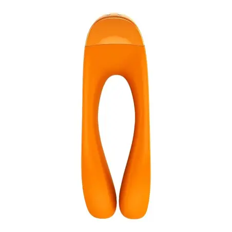 Candy Cane Vibrador Dedo Naranja - Sumergible | Satisfyer