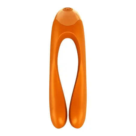 Candy Cane Vibrador Dedo Naranja - Sumergible | Satisfyer