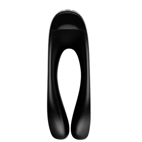 Candy Cane Vibrador Dedo Negro - Sumergible | Satisfyer