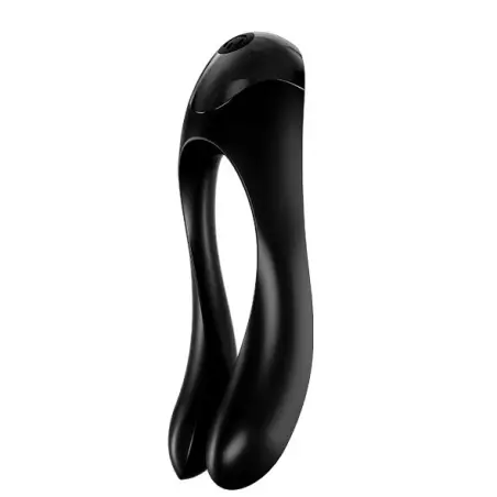 Candy Cane Vibrador Dedo Negro - Sumergible | Satisfyer