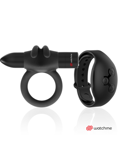 BLACK&SILVER - AGRON REMOTE CONTROL COCKRING WATCHME 