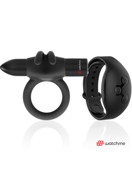 BLACK&SILVER - AGRON REMOTE CONTROL COCKRING WATCHME 