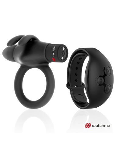 BLACK&SILVER - AGRON REMOTE CONTROL COCKRING WATCHME 