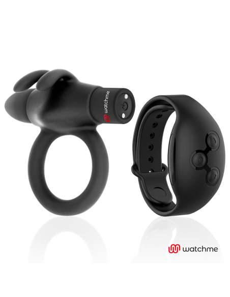 BLACK&SILVER - AGRON REMOTE CONTROL COCKRING WATCHME 