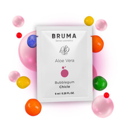 BRUMA - 6 ML GEL DESLIZANTE CON ALOE VERA SABOR A CHICLE BRUMA
