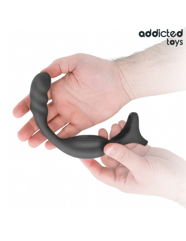 ADDICTED TOYS - ANILLO DOBLE VIBRADOR PROSTÁTICO CONTROL REMOTO 