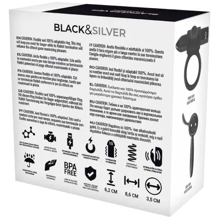 Cameron Control Remoto Cockring Watchme | Black&silver