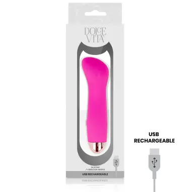 Vibrador Recargable One Rosa 7 Velocidades | Dolce Vita