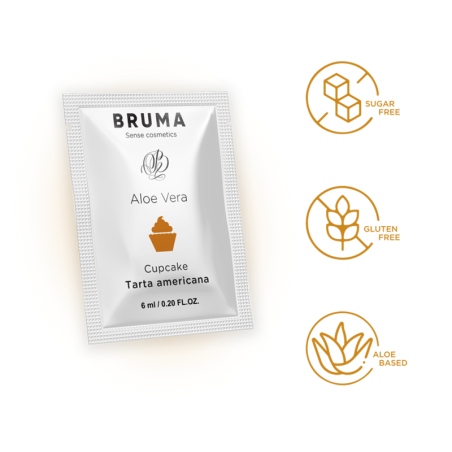 BRUMA - 6 ML GEL DESLIZANTE CON ALOE VERA SABOR A TARTA AMERICANA BRUMA