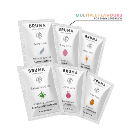 BRUMA - 6 ML GEL DESLIZANTE CON ALOE VERA SABOR A TARTA AMERICANA BRUMA