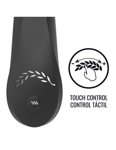 BLACK&SILVER - KEAN VIBRADOR TOUCH CONTROL 