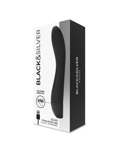 BLACK&SILVER - KEAN VIBRADOR TOUCH CONTROL 