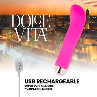 Vibrador Recargable Two Rosa 7 Velocidades | Dolce Vita