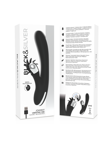 BLACK&SILVER - BUNNY JOHNNY VIBRATING VIBE 