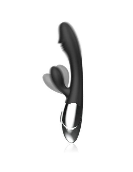 BLACK&SILVER - KALEB VIBRADOR RABBIT SILICON MILTI FUNCION 