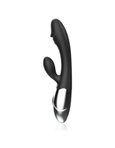 BLACK&SILVER - KALEB VIBRADOR RABBIT SILICON MILTI FUNCION 
