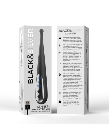 BLACK&SILVER - KENNETH STIMULATING VIBE 